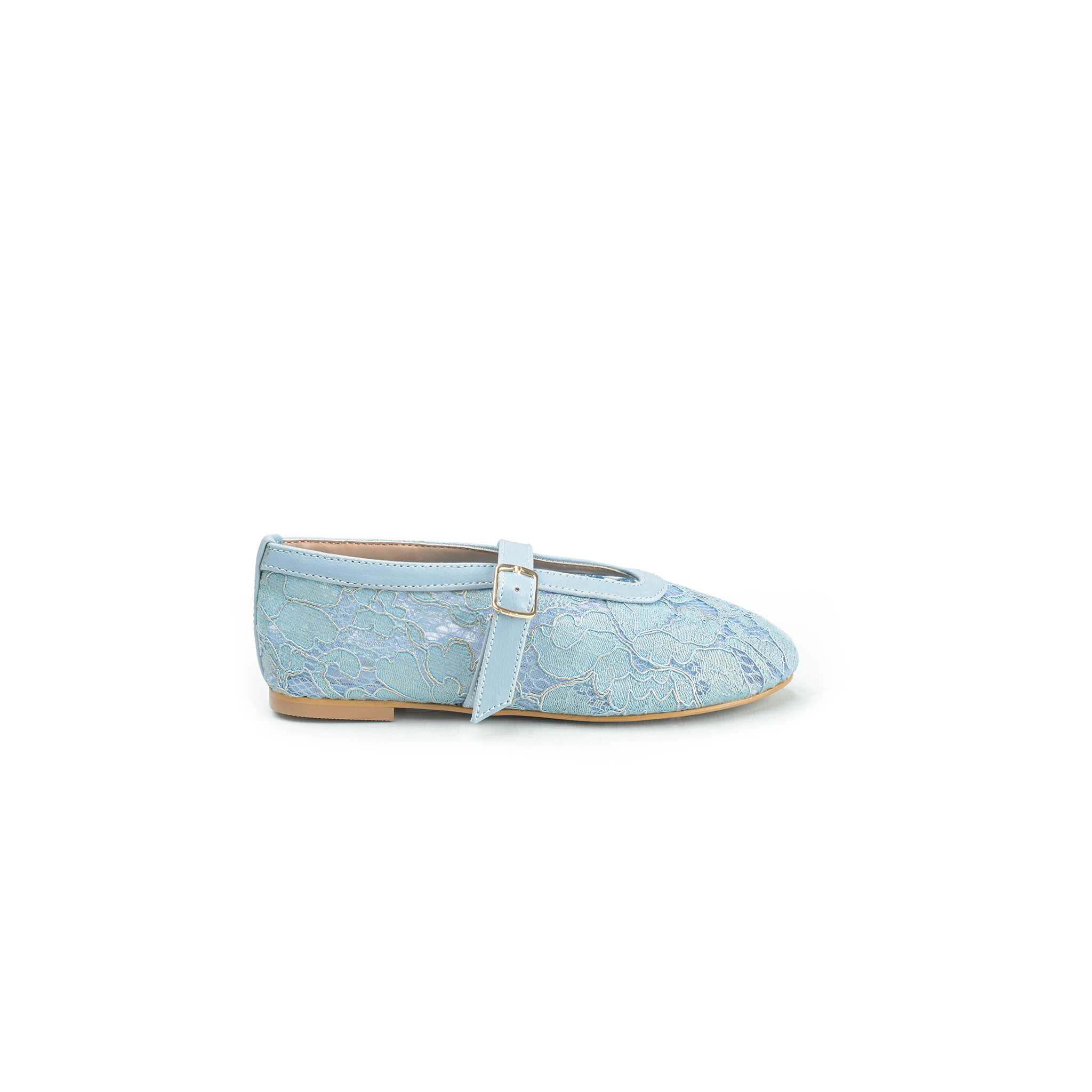 Ice Blue Embellished Alaia Pumps