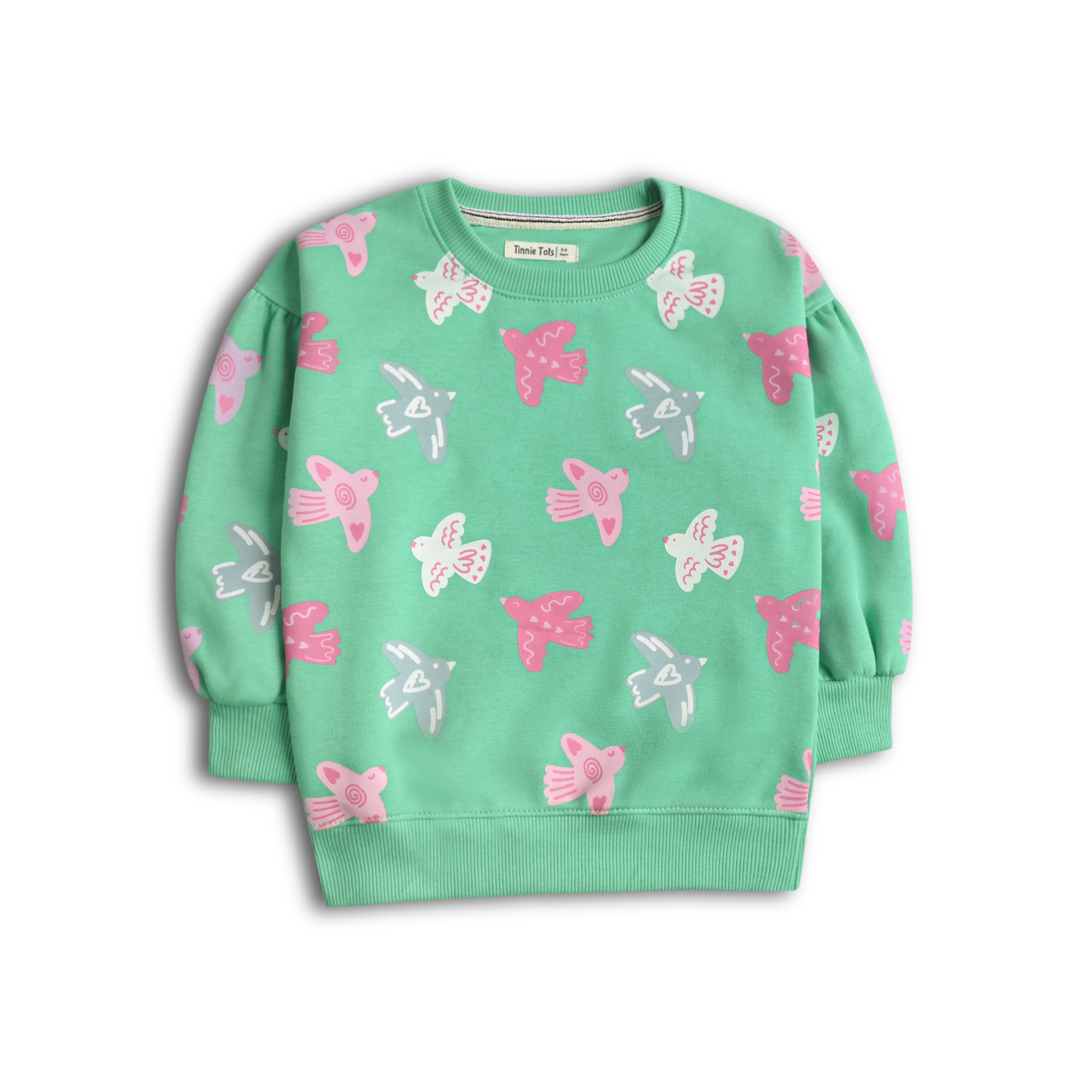 Drop Shoulder Lovebirds Sweatshirt