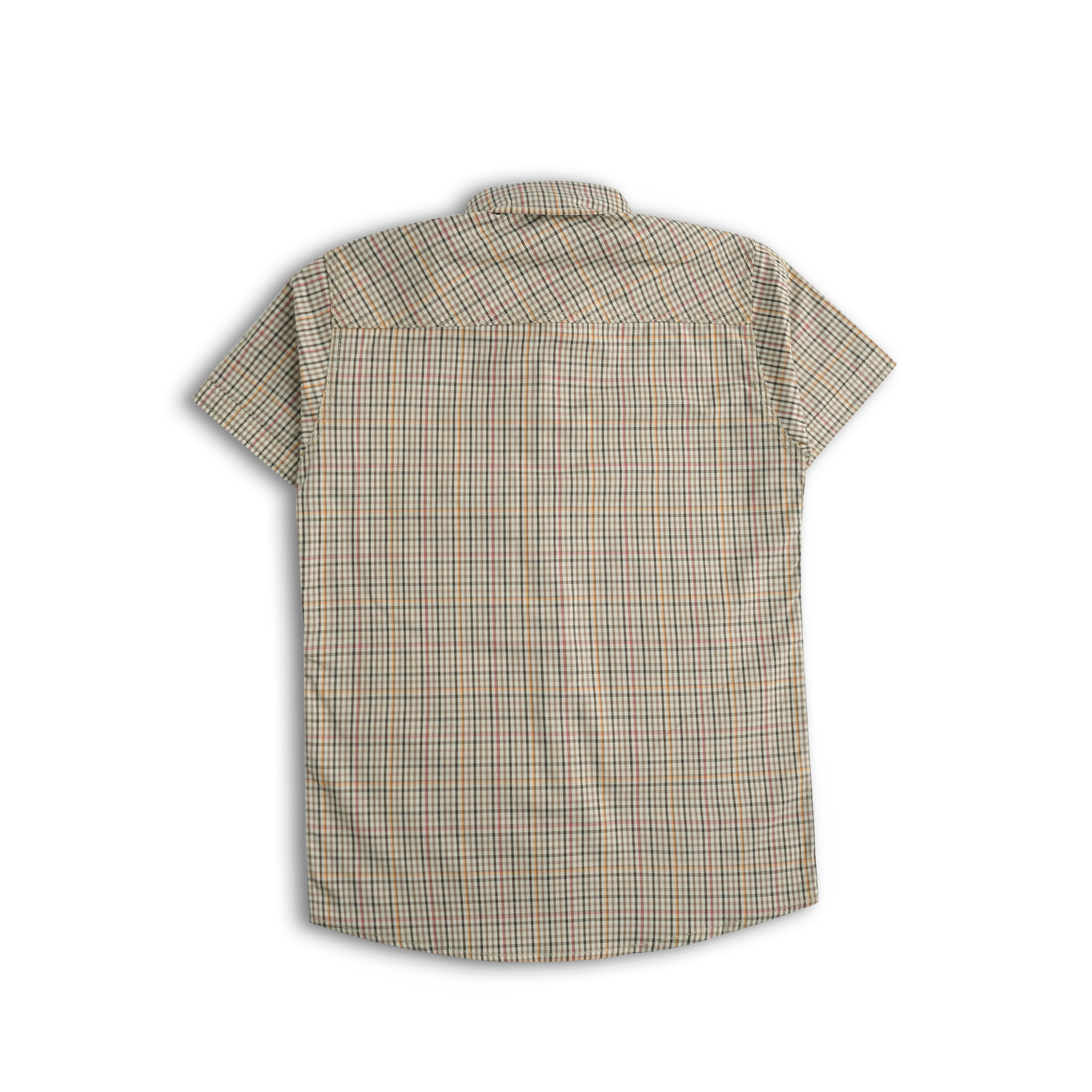 Beige Short Sleeves Shirt