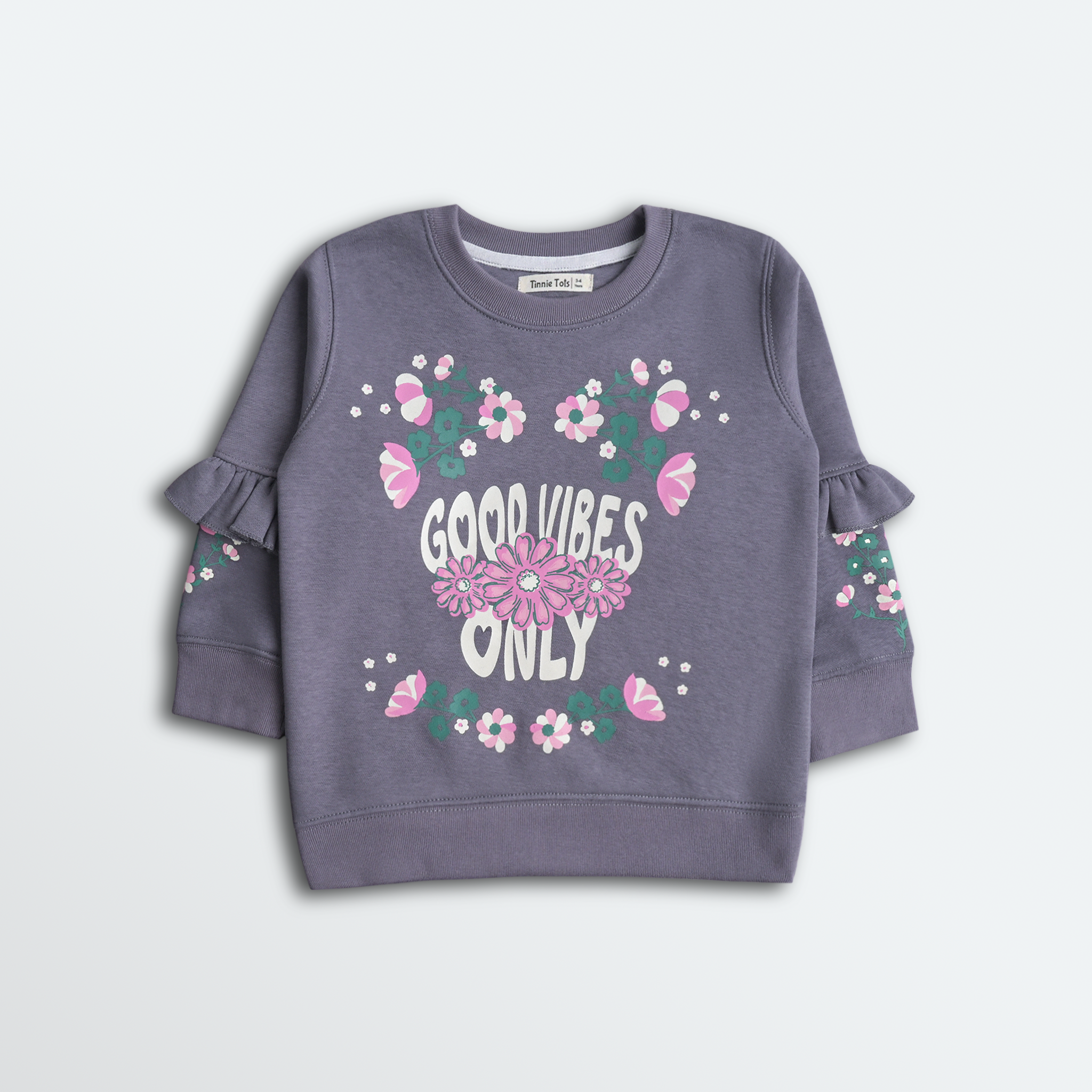 Good Vibes Floral Fleece Set (2pc)