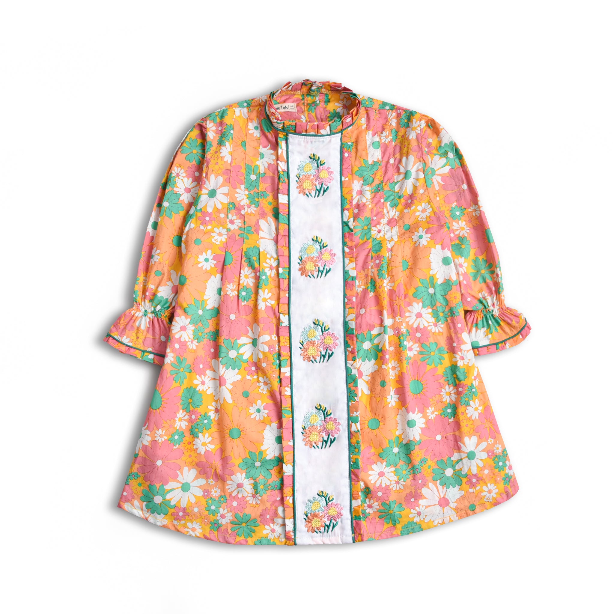 Floral Bloom Embroidered Dress