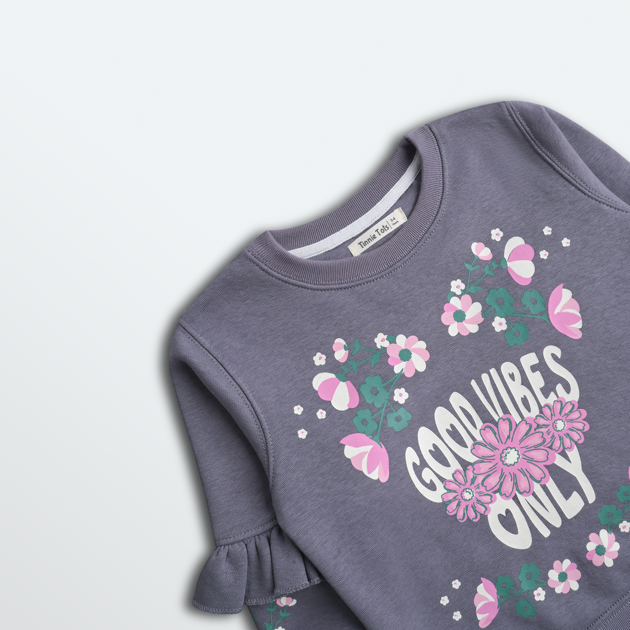 Good Vibes Floral Fleece Set (2pc)