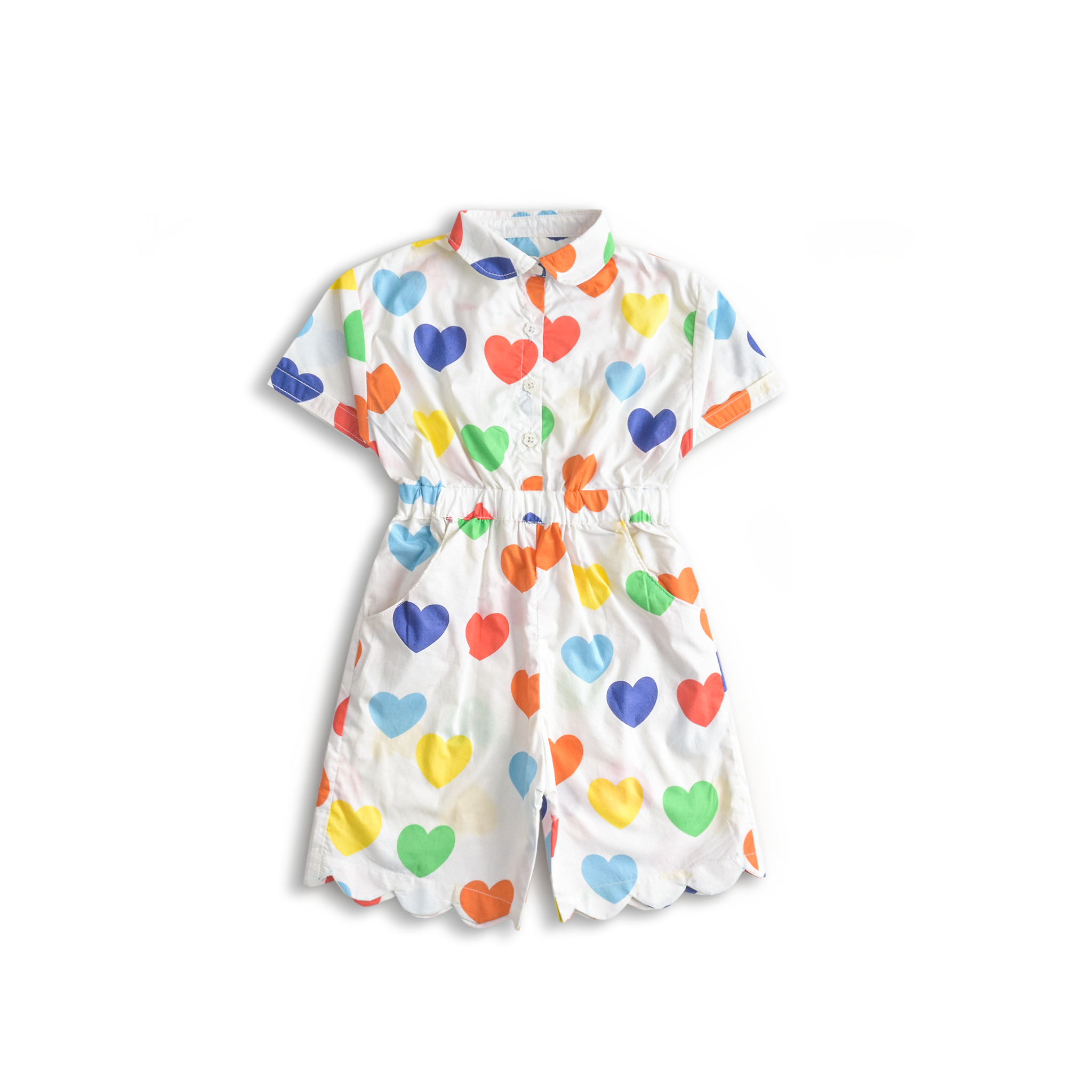 Colorful Hearts Playsuit