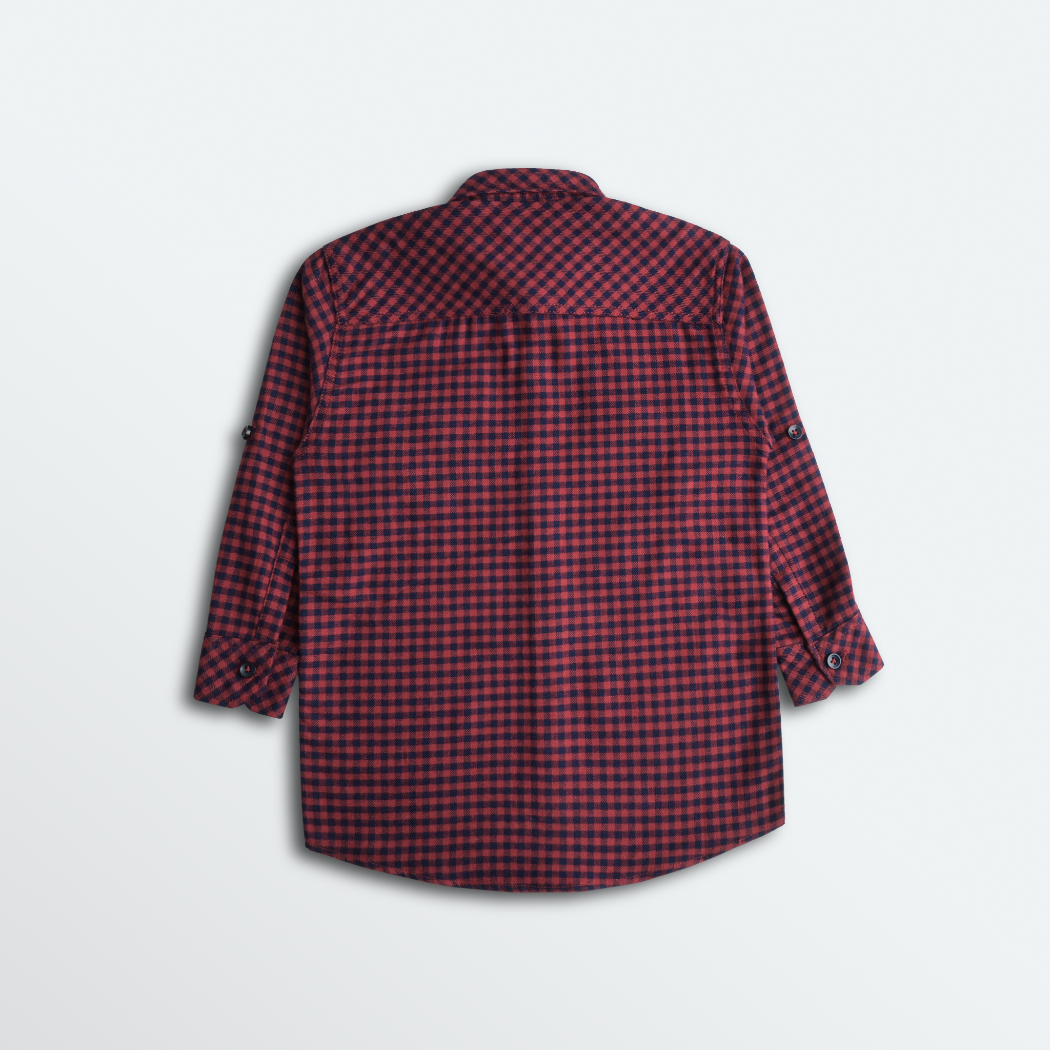Red & Navy Checkered 2pc Set