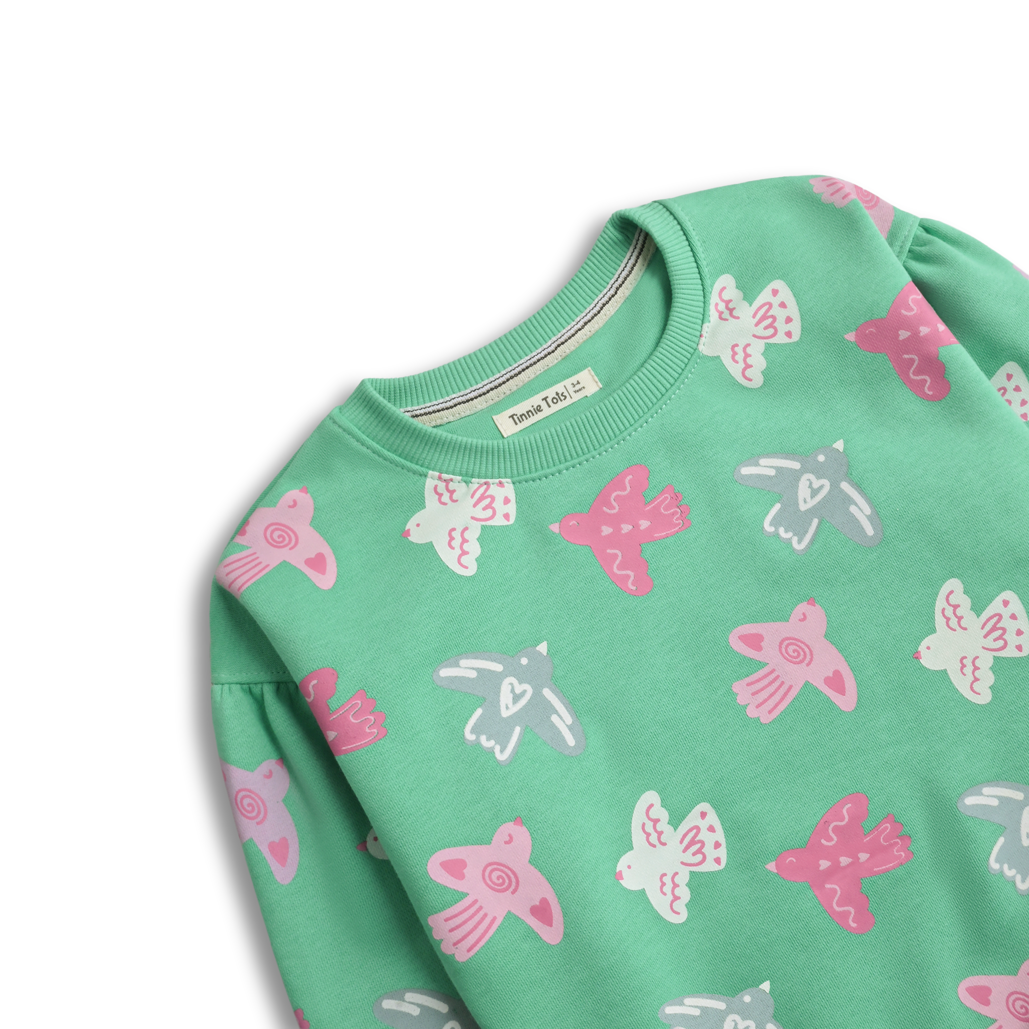 Drop Shoulder Lovebirds Sweatshirt