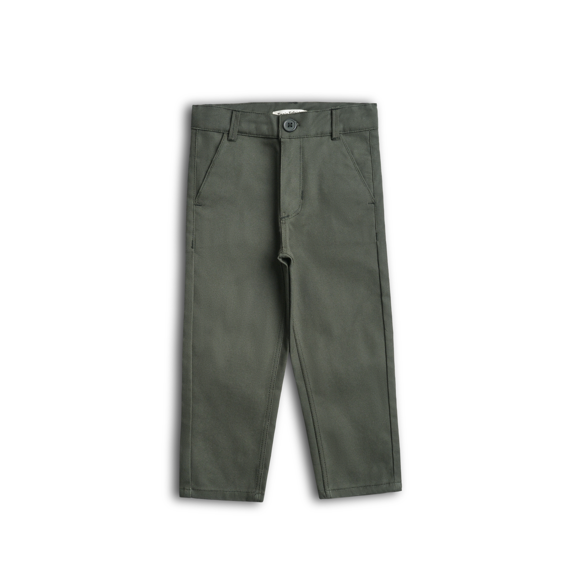 Military Green Winter Chino Pants