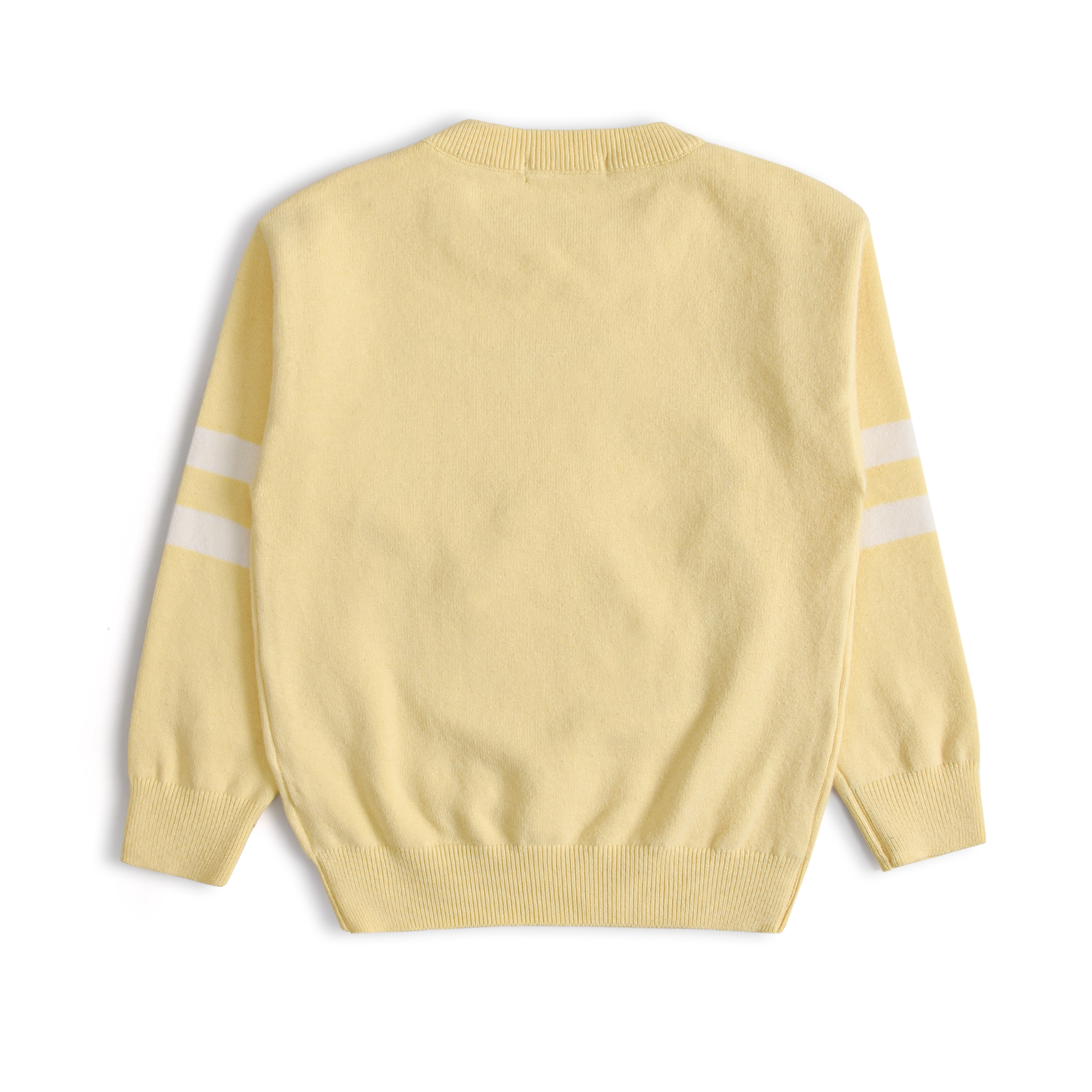 Yellow Kitty Embellished Sweater
