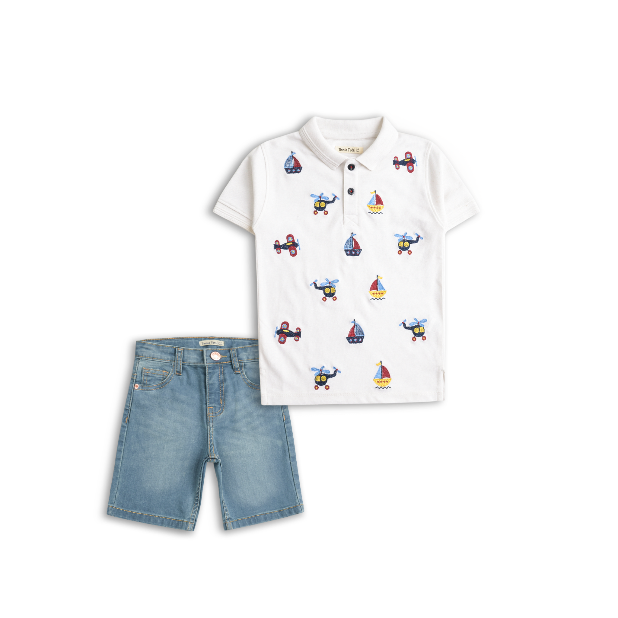 Little Traveler Polo 2Pc Set