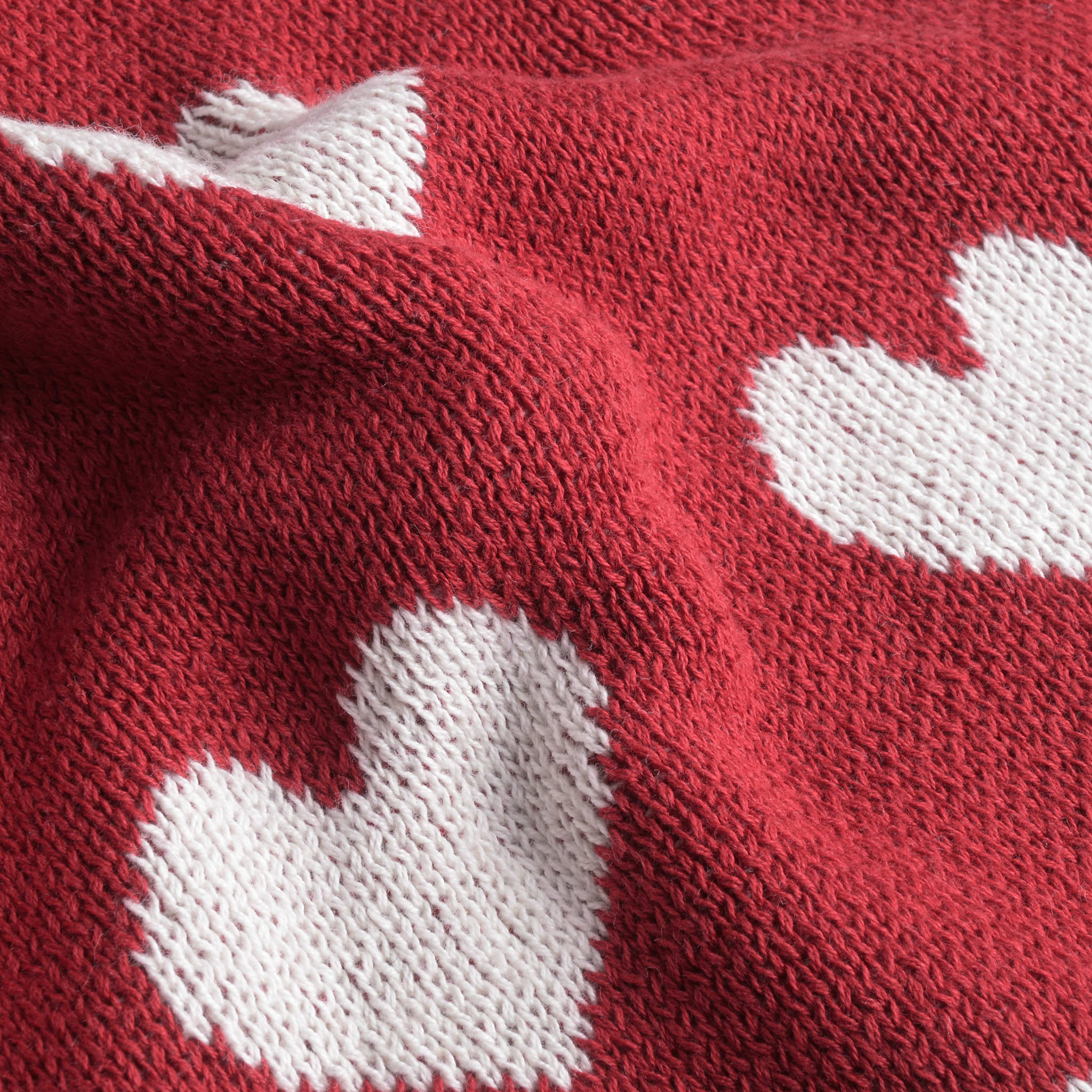 Mockneck Hearts Knitted Sweater