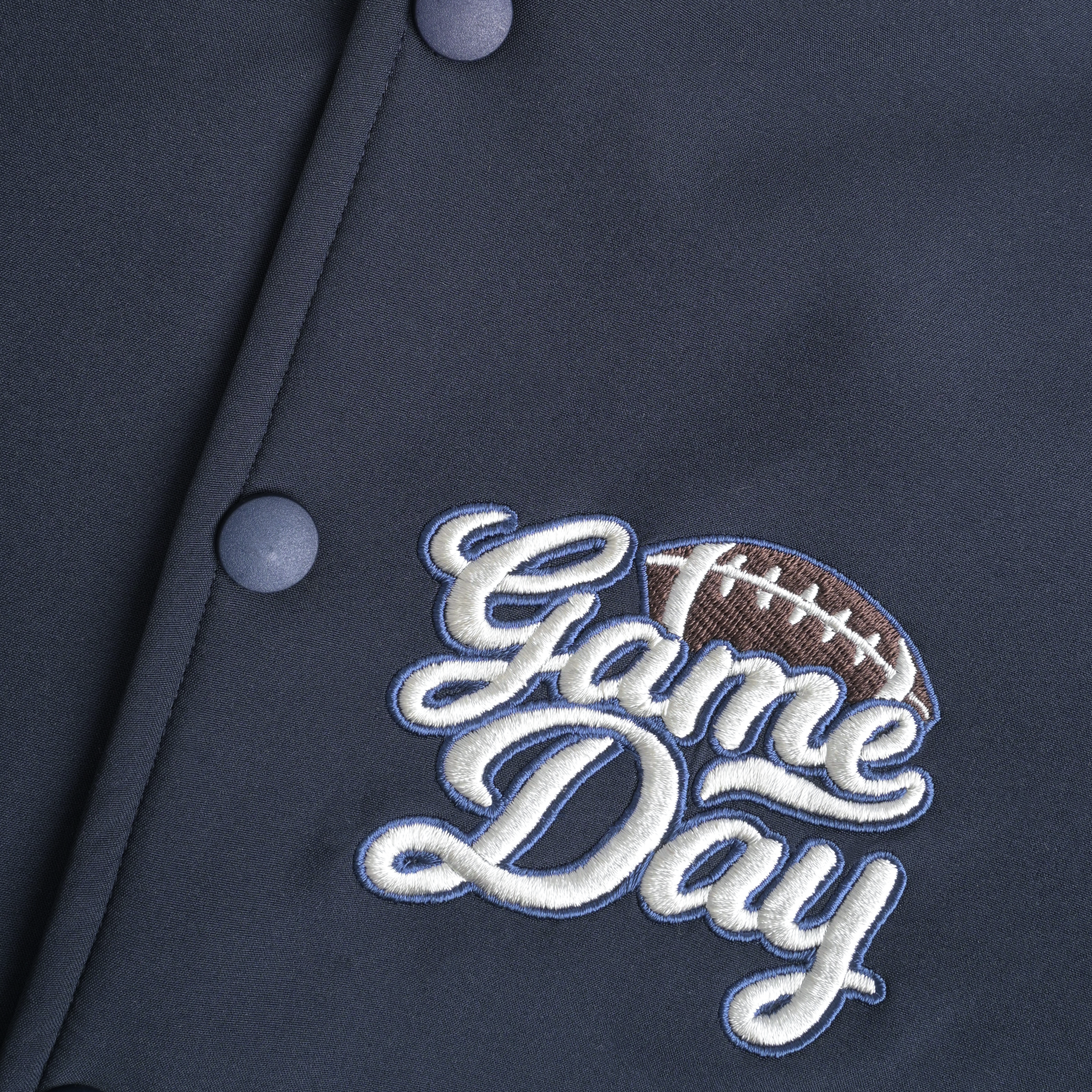 Navy & Grey Bomber Quilted Jacket