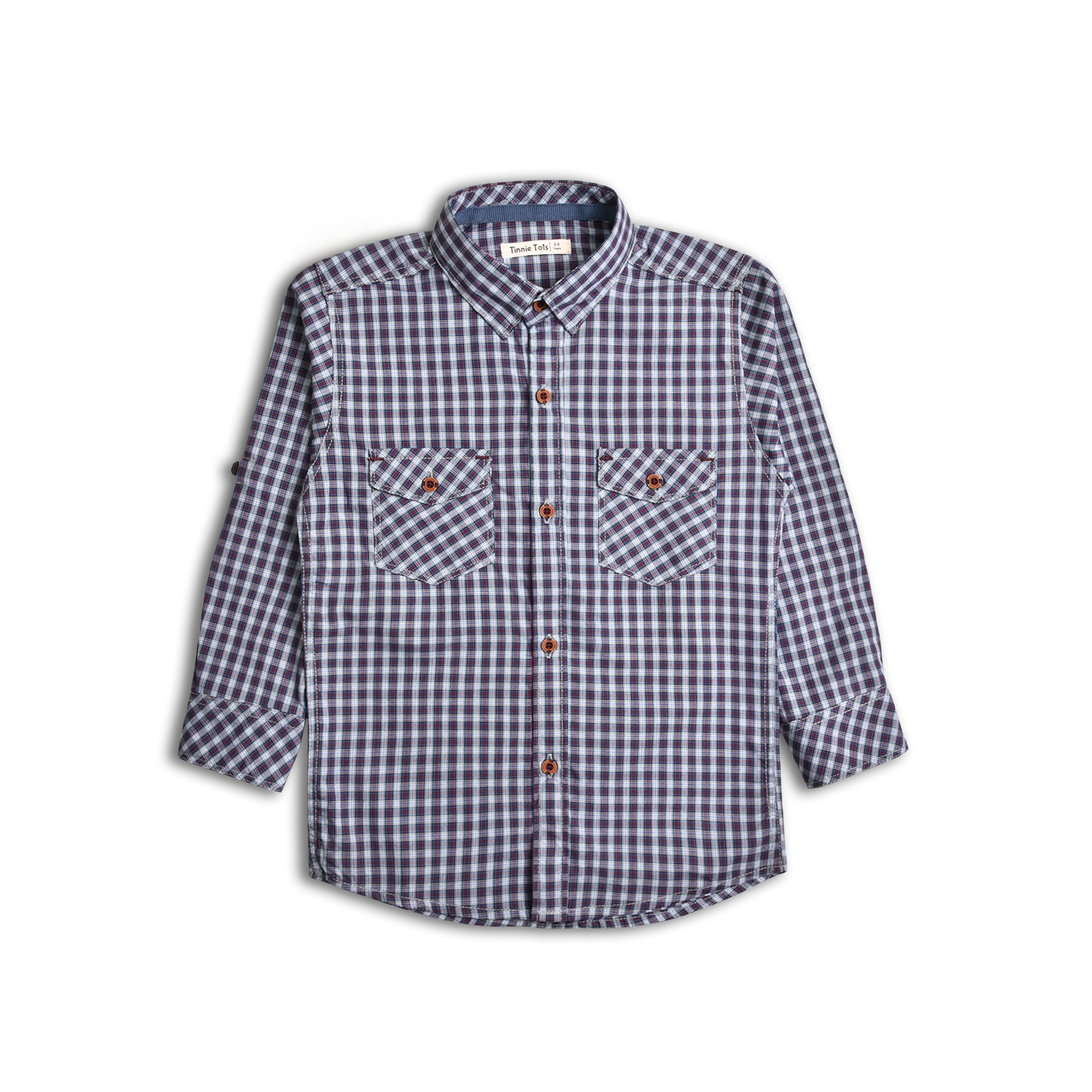 Cotton Checkered Casual Shirt
