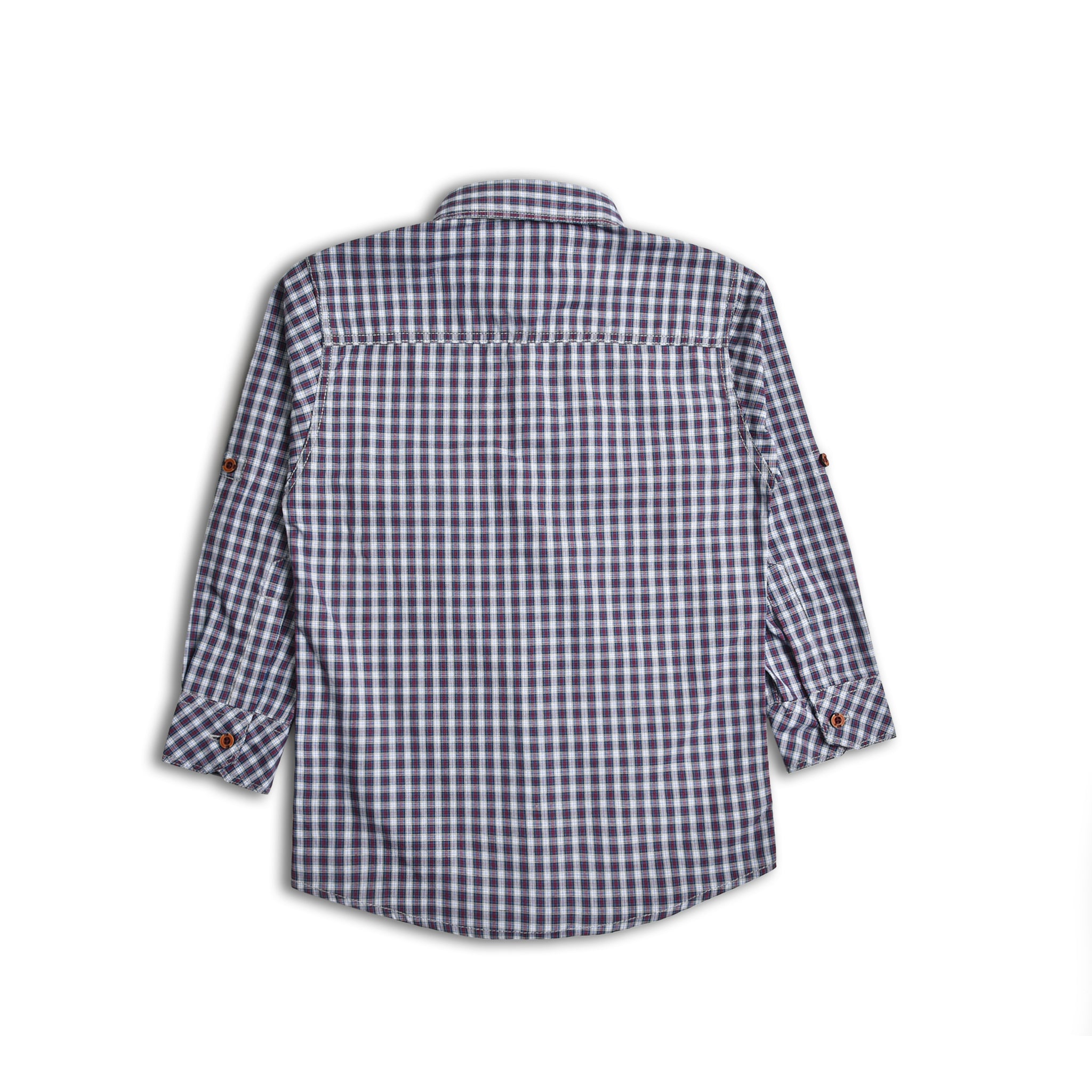 Cotton Checkered Casual Shirt