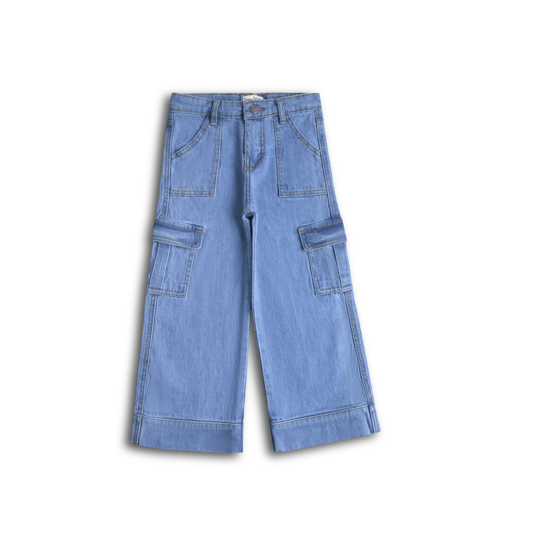 Cargo Flared Jeans