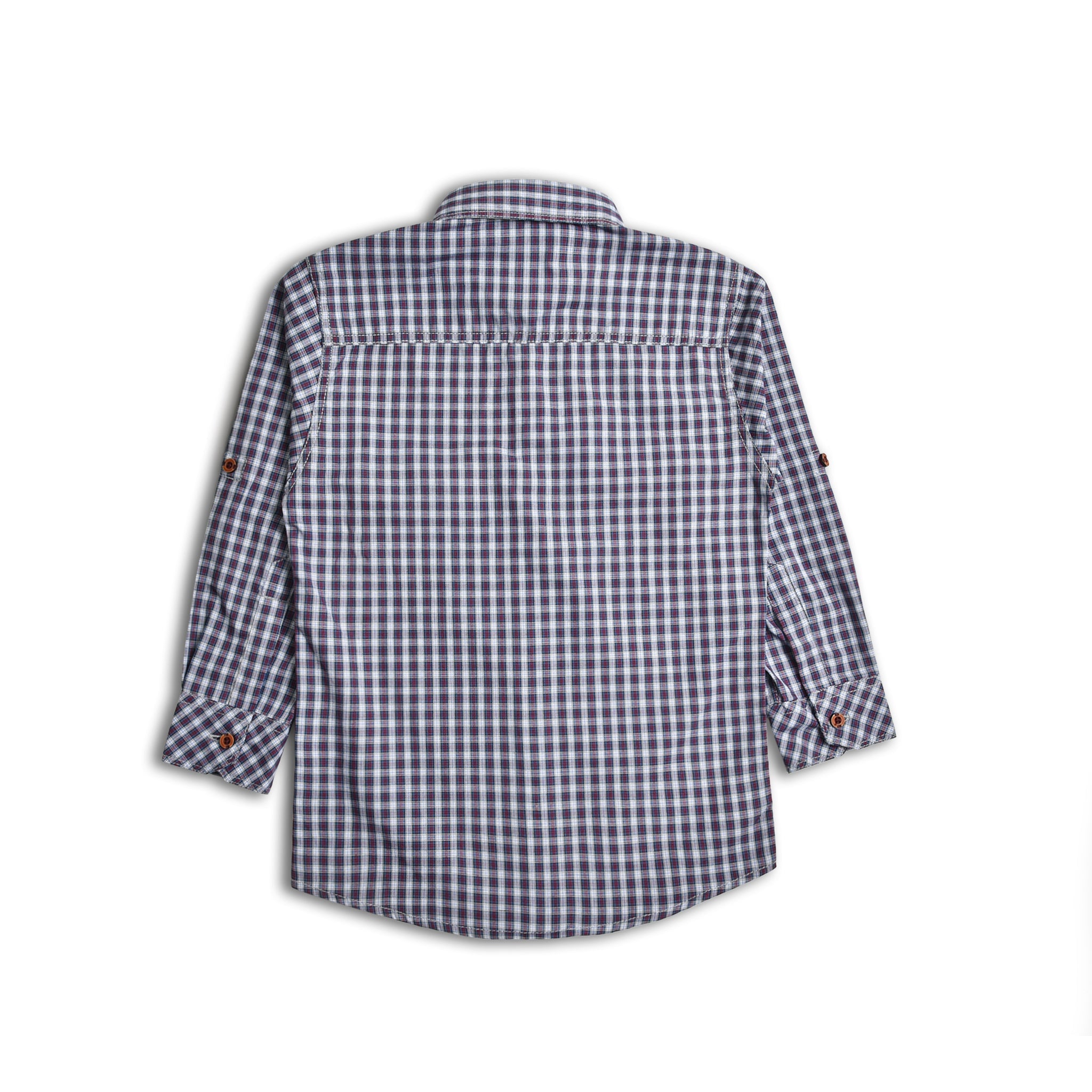 Cotton Checkered Casual Shirt