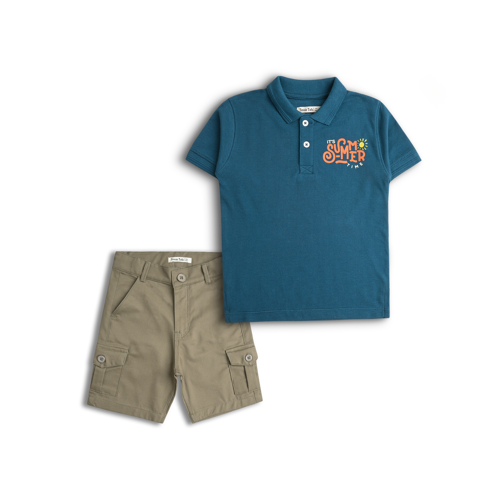 Summer Time Polo Sets 2Pc Set