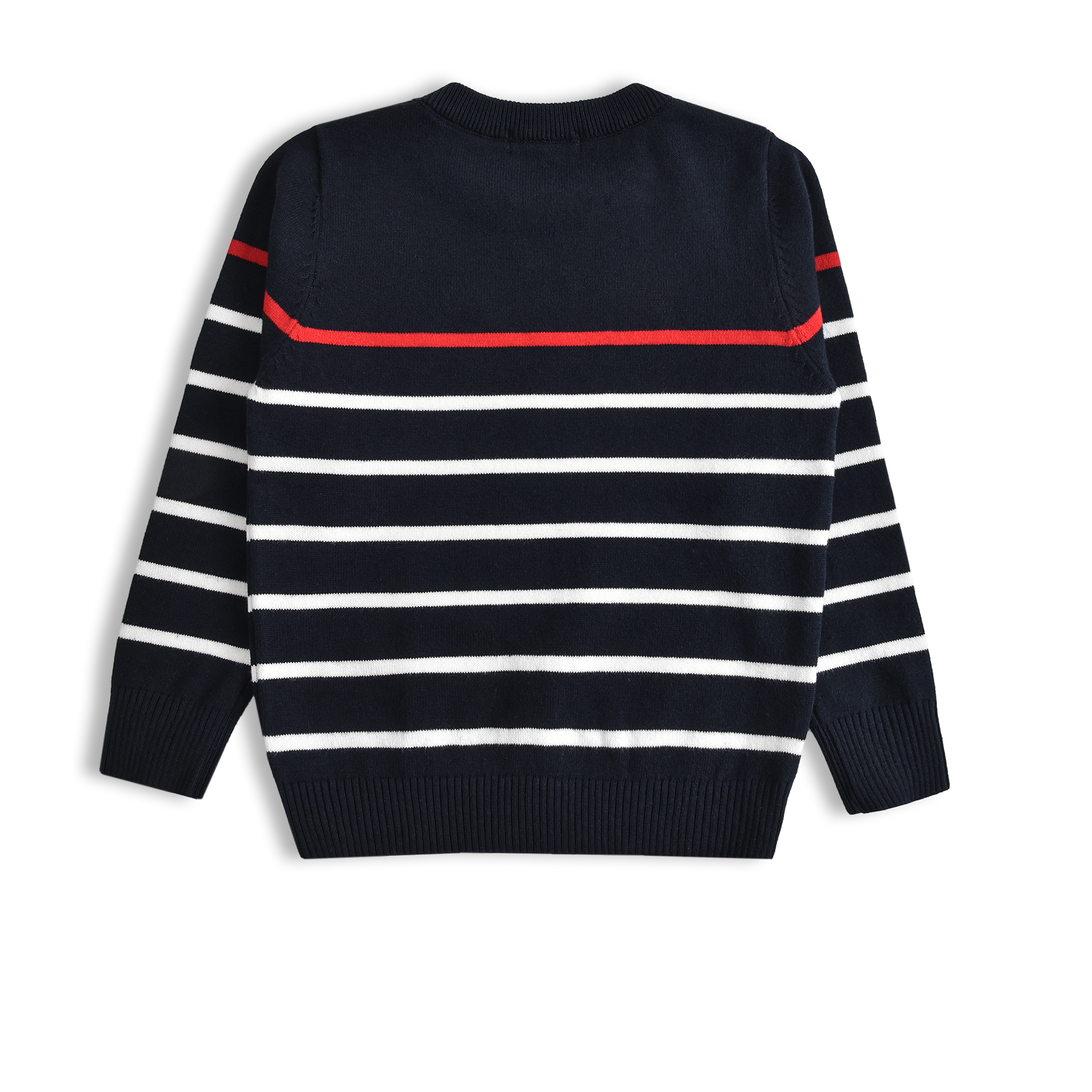 Dark Midnight Blue Striped Sweater